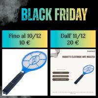 Racchetta elettrica ammazza-insetti. Addio zanzare