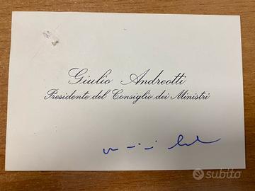 Biglietto da visita - Presidente del CDM