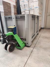 CESTA IN PLASTICA BANCALE PALLET CASSA 120 X 80 CM