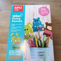 gioco kit creativo per decorare matite 