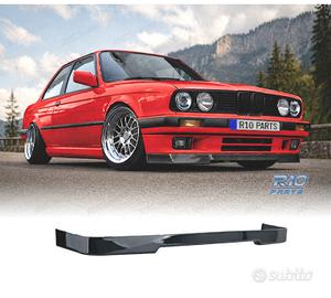 SPOILER LABBRO ANTERIORE BMW E30 87-94 NERO LUCIDO