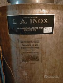 Serbatoio acciaio inox