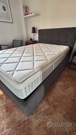Letto piazza e mezza contenitore 120×190 materasso
