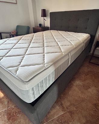 Letto piazza e mezza contenitore 120×190 materasso