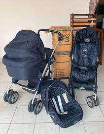 Trio  carrozzina, passeggino, ovetto