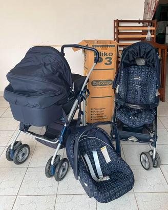 Trio  carrozzina, passeggino, ovetto