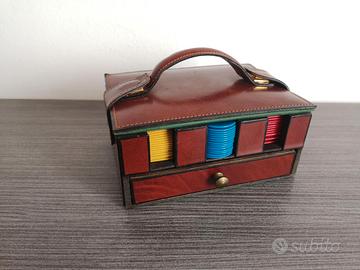 Porta fiches poker vintage