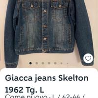 giacca jeans Skelton taglia L 