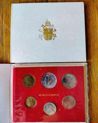 MONETE SERIE VATICANO GIOV.PAOLO II-ANNO II-1980