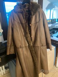 Giacca montone donna vera pelle agnello anni 80