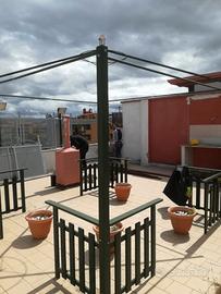 Gazebo 3x3 alluminio anotizzato