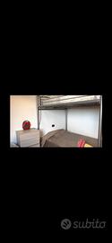 Strutura letto a castello una piazza i mezzo