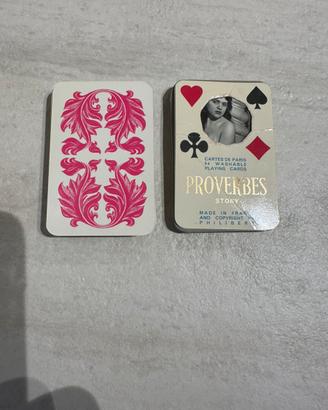 Carte da gioco “sexy vintage” Proverbes Story