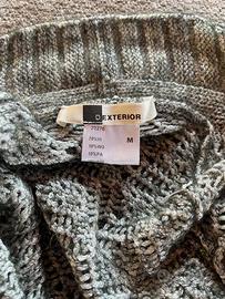 Cardigan grigio/verde