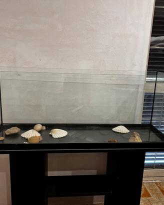 Acquario 120 litri con mobile, pompa e riscaldator