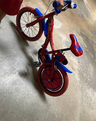 Bici  spiderman  16” bambino