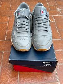 Reebok Classic Leather Uomo - Taglia 42,5 - grigie