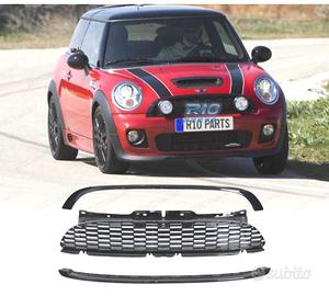 GRIGLIE MINI COOPER R56 R57 06-09 NERO LUCIDO