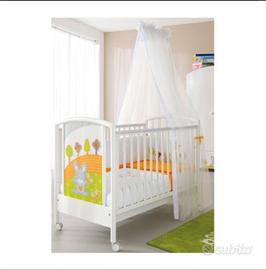 Lettino pali smart bosco bianco