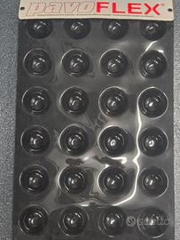 stampo silicone 24 semi sfere  pavoni