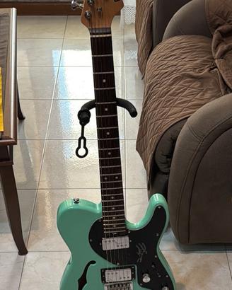 Chitarra EART  E-TT2 Surf Green – Semi-hollow