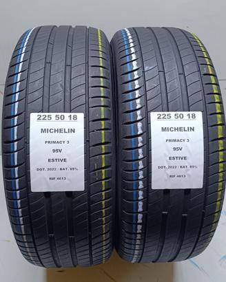 2 GOMME 225 50 18 MICHELIN RIF4613