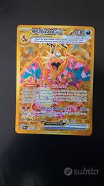 Charizard ex Teracristal Gold Rara Segreta 228-197