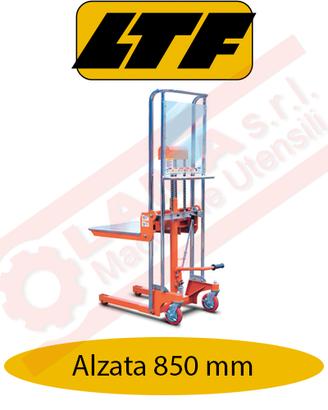 Sollevatore idraulico e piattaforma 850 mm 400 kg