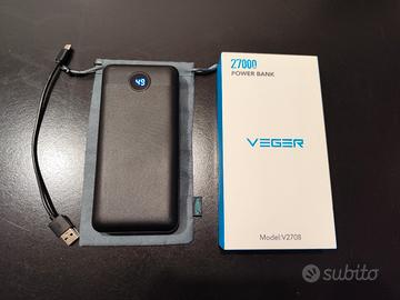 Power bank 27000 mhz marca Veger