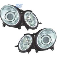 FARI PER MERCEDES CLASSE E W211 02-06 LENTE CROMAT