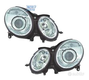 FARI PER MERCEDES CLASSE E W211 02-06 LENTE CROMAT