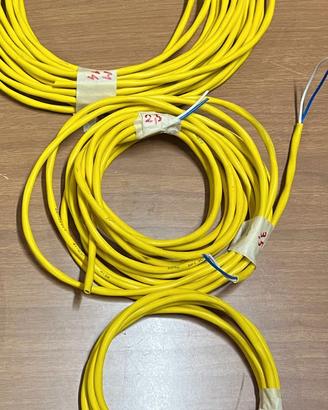 Spezzoni di cavi bipolari Gialli