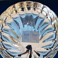 centrotavola in silver plated lavorato 30x4