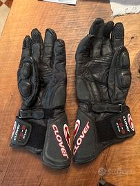 Guanti in pelle con protezioni