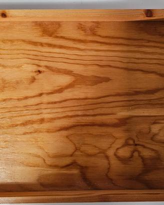 Piatto rettangolare in legno, tavolo da servizio
