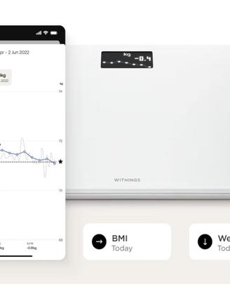 Bilancia pesapersone Whithings WiFi e Bluetooth 