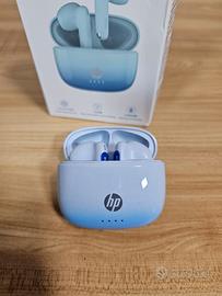 Auricolari Bluetooth HP H10J azzurri