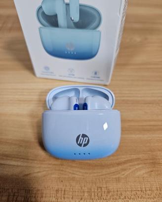 Auricolari Bluetooth HP H10J azzurri