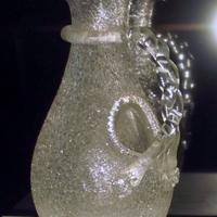Brocca-caraffa decanter in vetro con portaghiaccio