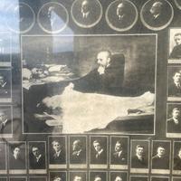 Antica stampa anni 20 università di Pavia LMC