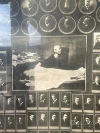 Antica stampa anni 20 università di Pavia LMC