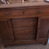 MOBILE ANTICO IN LEGNO CON CASSETTI