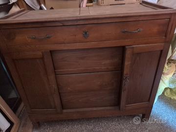 MOBILE ANTICO IN LEGNO CON CASSETTI