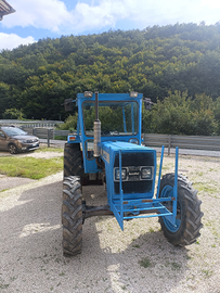 Landini 65000 con rimorchio e bardachino