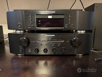 Impianto  Amplificatore Marantz + Casse piega