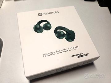 Auricolari Moto Buds Loop Tr.Green NUOVI SIGILLATI