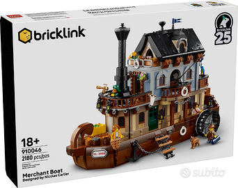 Lego 910046 Merchant Boat Bricklink MISB brown box