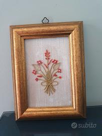 Quadro Corallo Vero Morfino artigianale anni 80