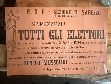 Manifesto originale P.N.F 1924