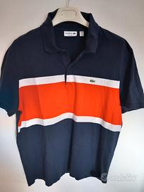 Polo Lacoste Vintage ColorBlock Design Taglia 6(XL